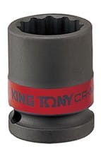 NASADKA  KRÓTKA  UDAROWA  1/2"  13/16" x 38mm, 12-kątna King Tony