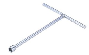 KLUCZ  NASADOWY KRÓTKI TYPU ''T'' 13mm 140x160mm, CHROM King Tony
