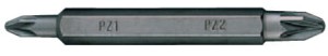 BIT DWUSTRONNY 1/4''  POZIDRIV  No. 2/3 x 60mm King Tony