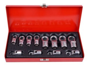 Komplet nasadek przegubowych 3/8" 8-19mm King Tony