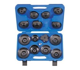 KPL. KLUCZY NASADOWYCH 3/8" DO FILTRÓW OLEJU 16 cz. W WALIZCE PLAST. King Tony