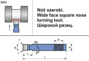 Nóż tokarski NNPd 2012 H20 (ISO 4 K20) PAFANA               