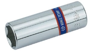 NASADKA  DŁUGA  1/4''   8mm x  50mm,  6-kąt  CHROM King Tony