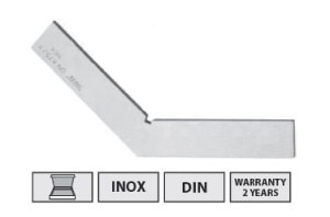 Kątownik płaski 120°  75x75 klasa II INOX    