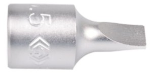 NASADKA  1/4''   Z  KOŃCÓWKĄ  PŁASKĄ  5,5 x 1,0 x 25mm King Tony