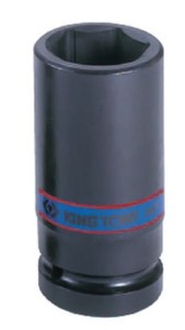 NASADKA  DŁUGA  UDAROWA  3/4''  CALOWA  1-11/16'' x 95mm, 6-kąt. King Tony