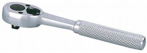 GRZECHOTKA  1/4''   24 ZĘBY  130mm  CHROM,  UCHWYT  MOLETOWANY, BLOKADA King Tony
