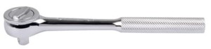 GRZECHOTKA  3/8''  45 ZĘBÓW  203mm  CHROM,  UCHWYT  MOLETOWANY King Tony