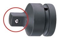 REDUKCJA  UDAROWA  1-1/2'' F (OTWÓR)  x  1'' M (TRZPIEŃ), Z KULKĄ King Tony