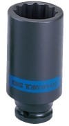 NASADKA  DŁUGA  UDAROWA CIENKOŚCIENNA 1/2''  14mm x 80mm, 12-kątna King Tony